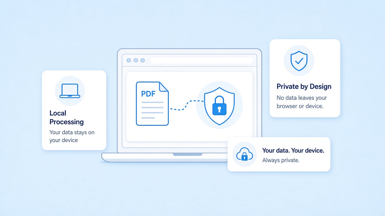 Local in-browser pdf to md privacy
