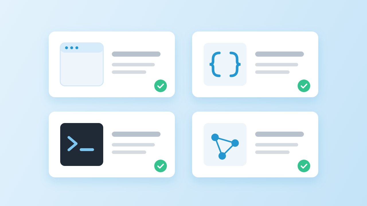 Illustration: vier Karten für ein Browser-Tool, eine Python-Bibliothek, ein Kommandozeilen-Tool und die Notiz-App, die das Markdown empfängt